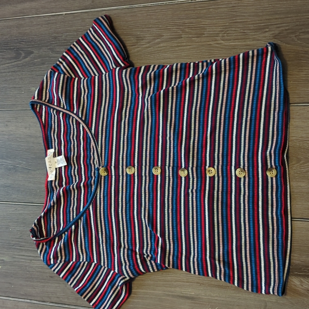 Eye Candy Cropped Shirt